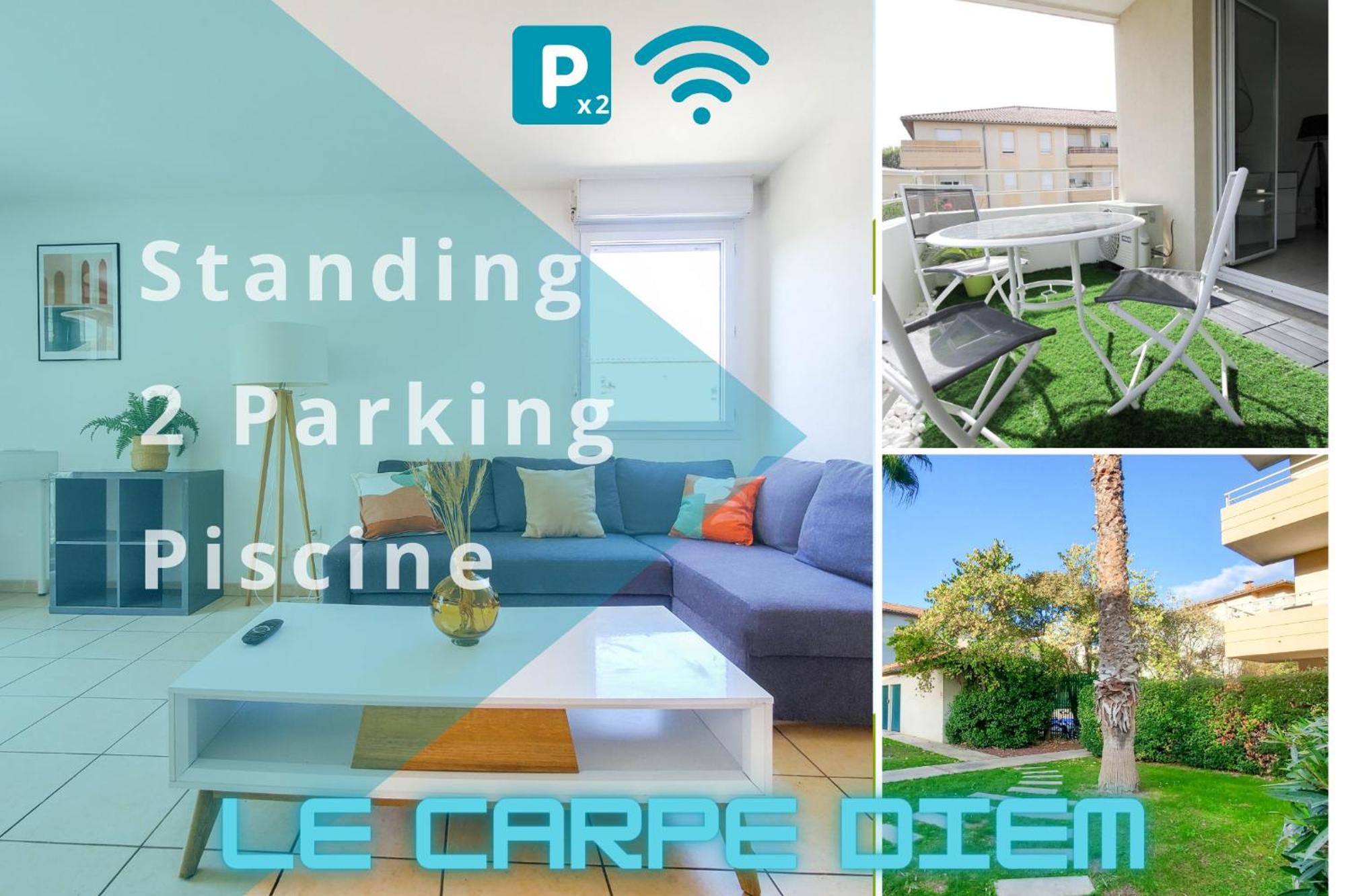 *Le Carpe Diem, Appartement 2 Chambres, Piscine, 2 Parking, Clim* Montpellier Zewnętrze zdjęcie